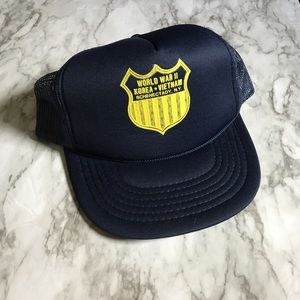 ▪️ ETC | navy blue WWII + VIETNAM trucker hat ▪️